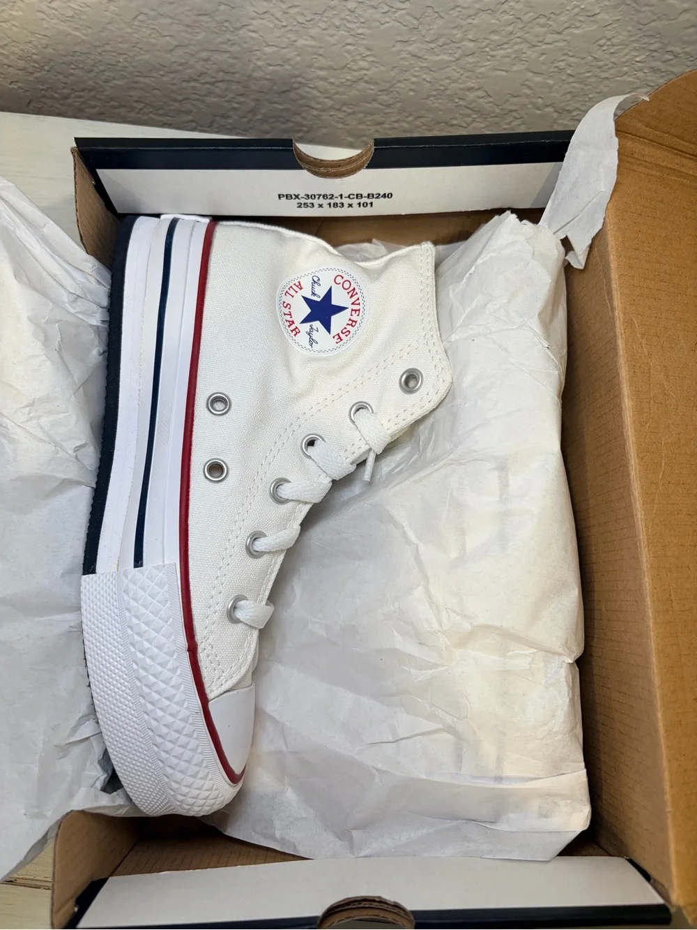 Converse 1 youth Chuck Taylor All Star High Top Platform Sneakers - White